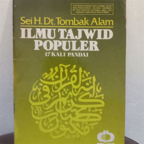 Jual Buku Original Ilmu Tajwid Populer Kali Pandai Kab Bekasi