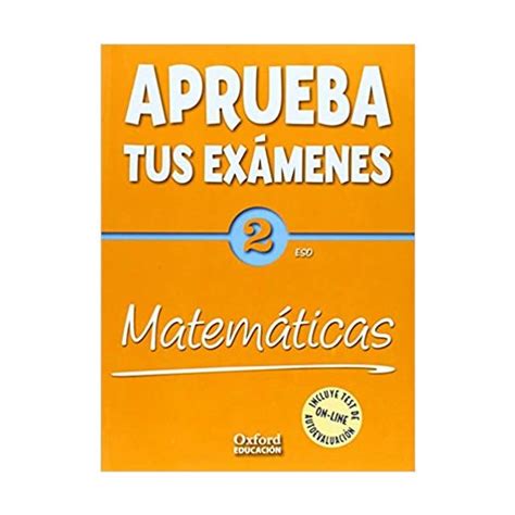 Aprueba tus exámenes Matemáticas 2 º ESO Pack Cuaderno Test 14 º ESO