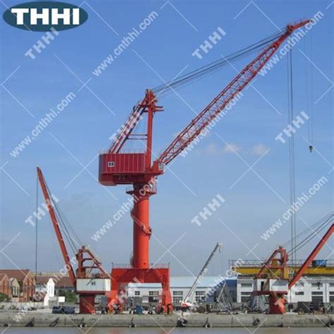 Railway Traveling Portal Crane Wire Luffing Crane China Knuckle Boom