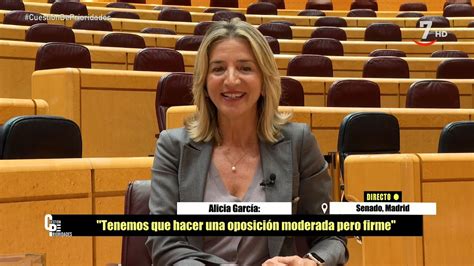 Entrevista a Alicia García nueva portavoz del PP en el Senado