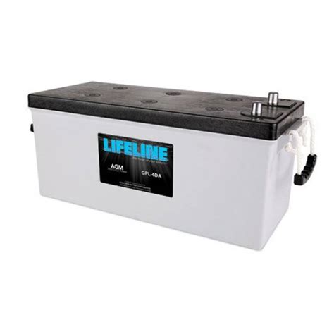 Lifeline Gpl 4da 12v Deep Cycle Agm Marine And Rv Battery