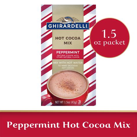 Ghirardelli Peppermint Hot Cocoa Mix 1 5 Oz Packet