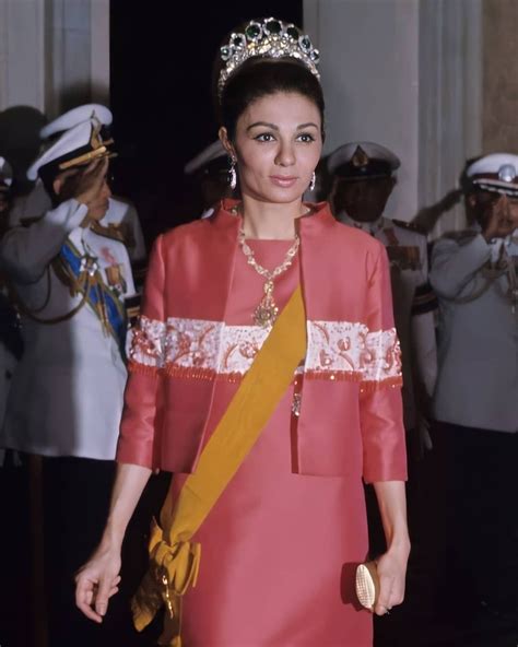 Farah Diba Royal Dresses Folk Dresses Pahlavi Dynasty The Shah Of