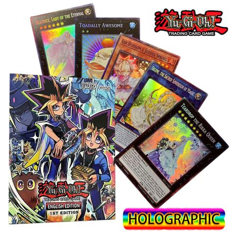 100Pcs No Repeat Holographic Yugioh Card in English YU GI OH Master ...