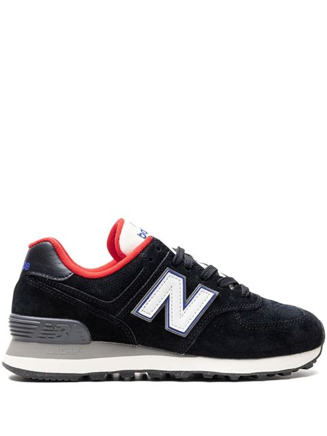 New Balance 574 Blackred Sneakers Farfetch