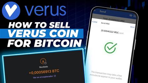 Complete Guide Sell Your Veruscoin Vrsc And Get Btc In Minutes