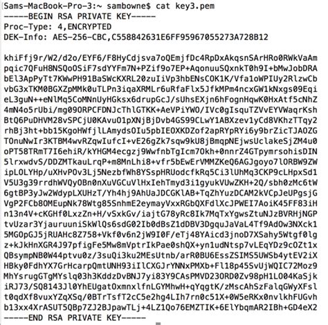 Rsa Key Formats