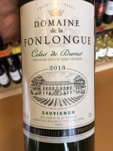 Fonlongue Cotes De Duras Sauvignon Vivino Us