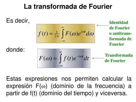 Ppt La Transformada De Fourier Powerpoint Presentation Free Download