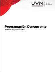 A Programacion Concurrente Pdf Programaci N Concurrente Profesor