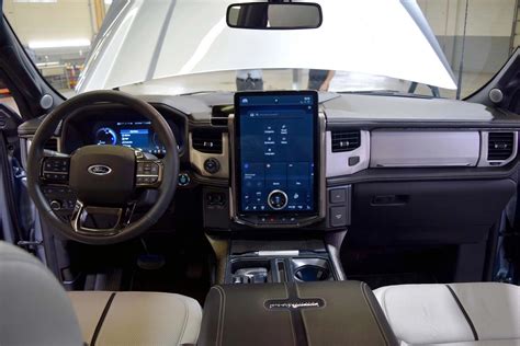 The All New 2022 Ford F 150 Lightning Interior Experience Luxury Comfort And Safety All In