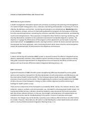 LESSON VII HMIS MONITORING AND EVALUATION Pdf LESSON VII HMIS