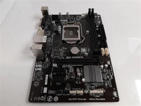 Carte M Re Micro Atx Gigabyte Ga H M Ds V Lga Ddr Avec Bouclier D