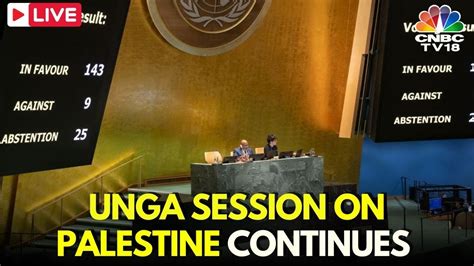 Live Unga Continues Debate On Draft Resolution To Grant New Rights And Privileges To Palestine