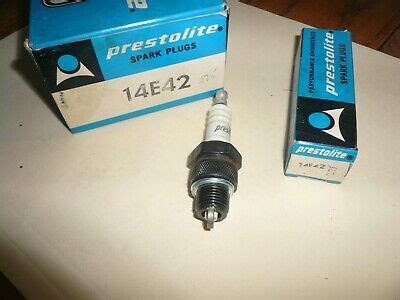 NOS Prestolite 14E42 NOS New Prestolite Spark Plugs 9 Vintage EBay