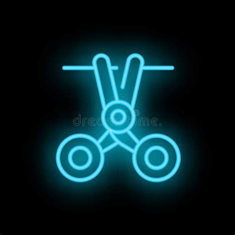 Surgeon Scissors Icon Neon Vector Stock Vector Illustration Of