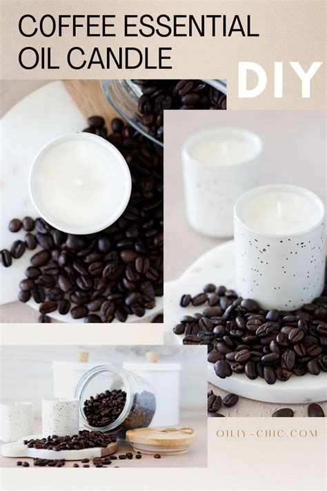 Coffee Essential Oil Candle Diy Oily Chic