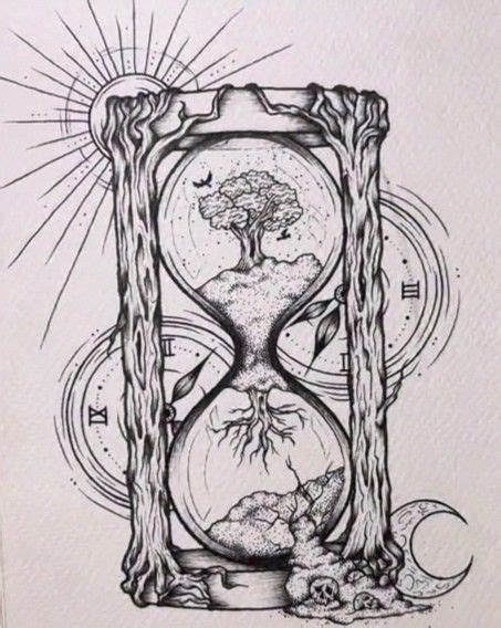 Vida Y Muerte Hourglass Tattoo Half Sleeve Tattoos Designs Tattoo