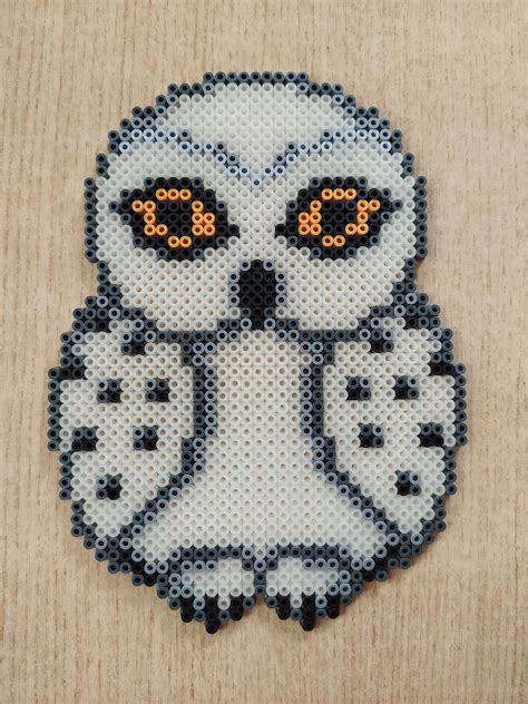 Hedwig Harry Potter In 2022 Harry Potter Perler Beads Perler Beads