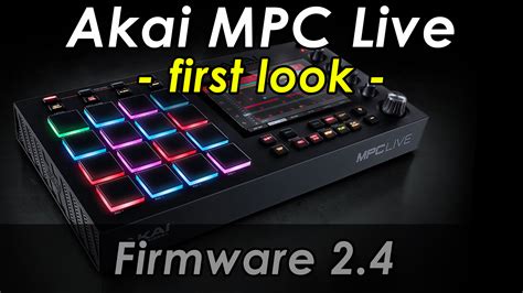 Akai MPC Live 2.4 firmware - first look - ranzee