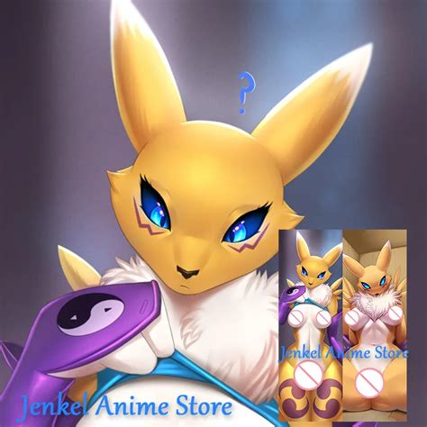 Dakimakura Digimon Girl Renamon Anime Pillowcase Life Size Double Sided