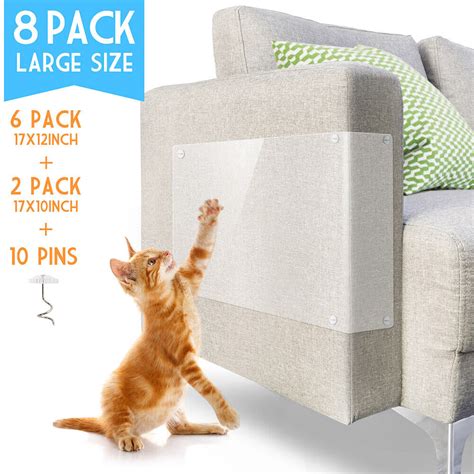 8PC Cat Scratch Furniture Protector Guards Anti-Scratch Couch Protecto – Vernier Store