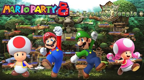 Mario Party 8 Toad Vs Mario Vs Luigi Vs Toadette DK S Treetop