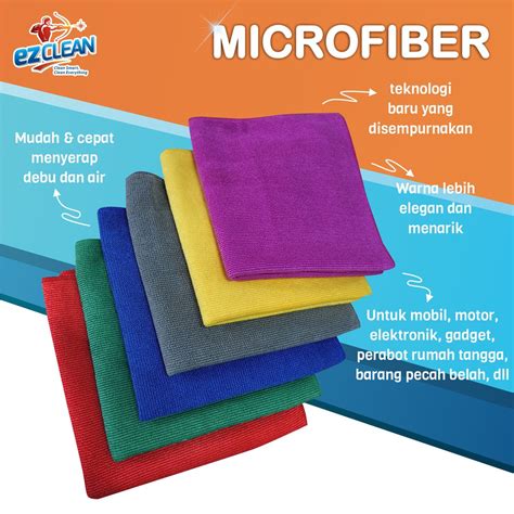 Jual Ezclean Microfiber Lap Mikrofiber Ezclean Kain Serat Kain