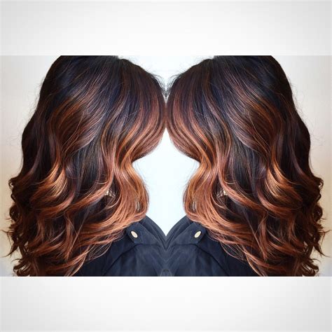 Copper Ombre Highlights