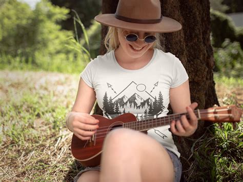 Womens Forest Hipster T Shirt Nature Shirt Mountains Etsy Shirt