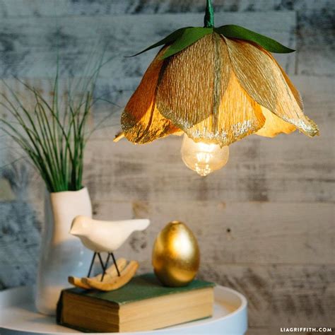 Diy Paper Flower Lamp Diy Swr