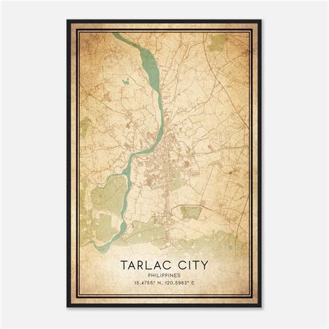 Tarlac City Custom Maps And Posters