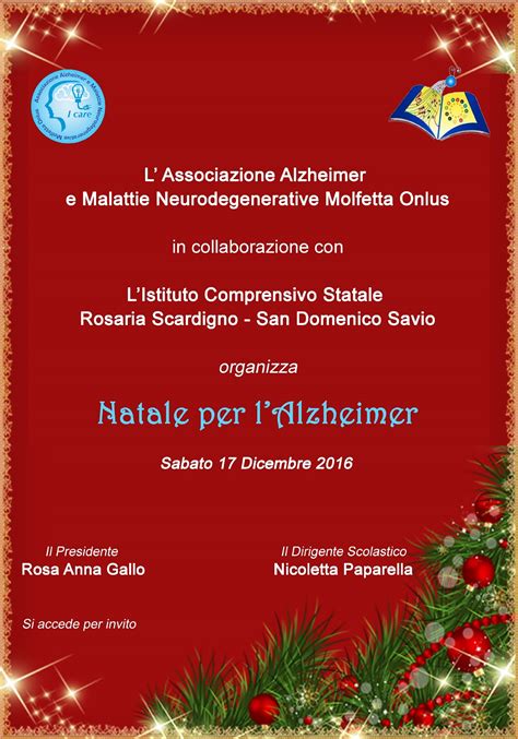 Salute Natale Per Lalzheimer Il Dicembre A Molfetta La Festa Per