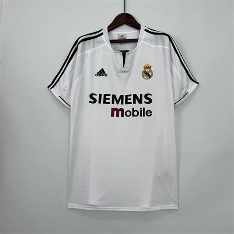 Camisa Retrô Real Madrid 03 04 Torcedor Adidas Masculina Branco