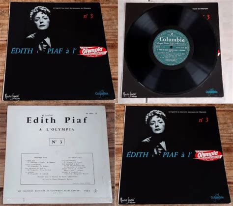 Edith Piaf Lolympia Lp Cm N Mon Man Ge A Moi Hymne A Lamour