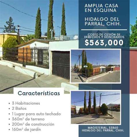 Venta Casa En Juan Rangel De Biesca Hidalgo Del Parral Jos