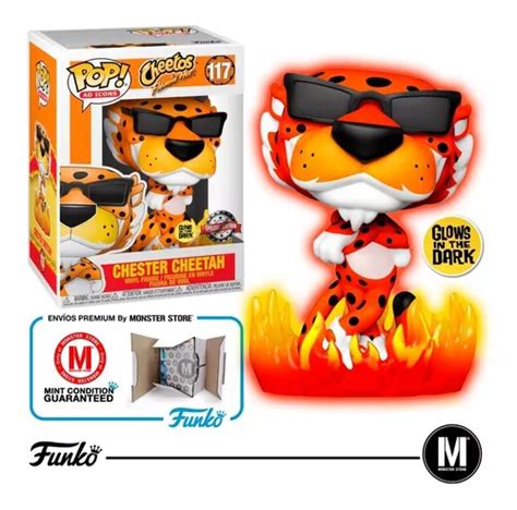 Funko Pop Chester Cheetah 117 Flaming Hot Limited Exclusive Envío gratis