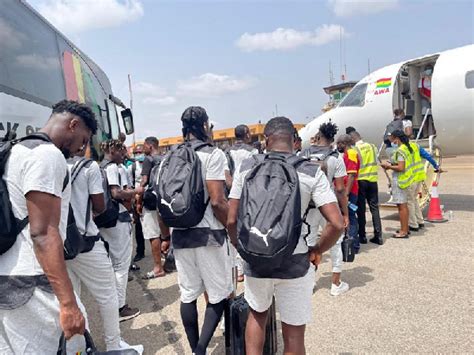 2023 Afcon Black Stars Arrive In Kumasi For Angola Test