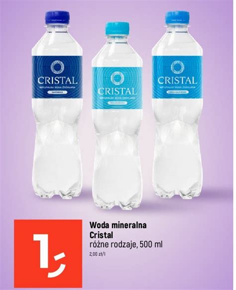 Woda Lekko Gazowana Cristal Cena Promocje Opinie Sklep Blix