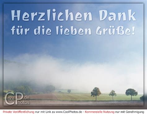 CoolPhotos de Danke Herzlichen Dank für lieben Grüße