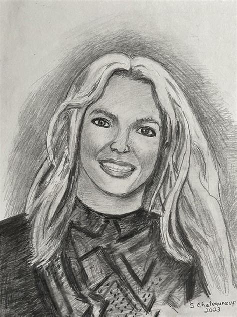 Britney Spears Pencil Drawing By Steven Chateauneuf 20… Flickr