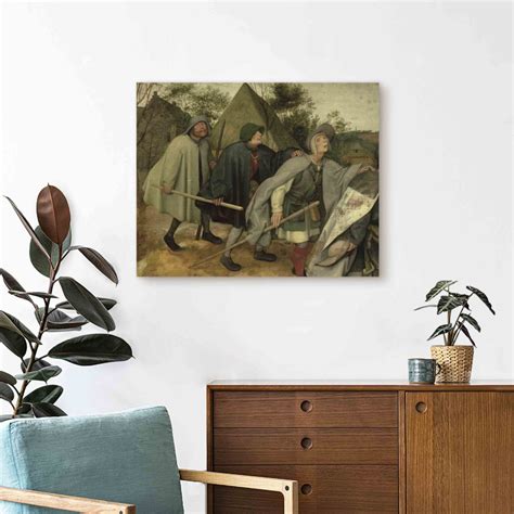 Reproduction Sur Toile Parable Of The Blind Detail Of Three Blind Men