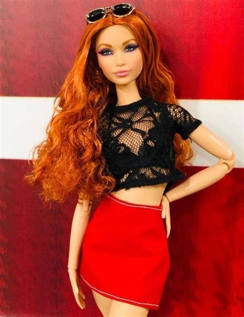 Barbie Signature Looks Doll Red Curly Hair Olga Vasilevskay