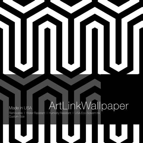 Geometric Wallpaper. Removable Wallpaper. Modern Wallpaper. | Etsy