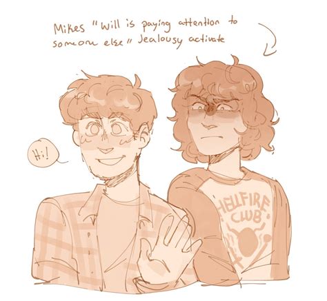 I Like To Draw B My Art Style Is Really Inconsistent So Sorry For That Lmao Stranger Things