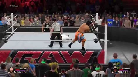 Wwe 2k15 Universe Mode Jimmy Uso W The Rock Vs Bray Wyatt W