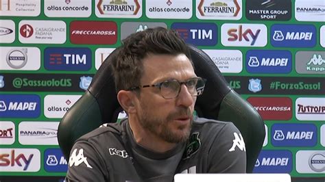 Di Francesco Torna Berardi Giornata Serie A Tim Youtube