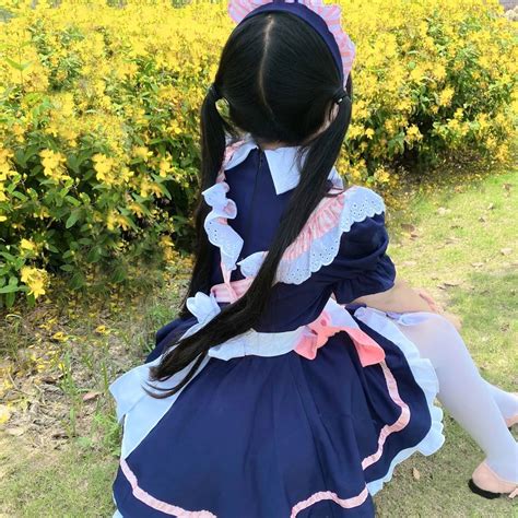 日系女仆装伪娘cosplay男扮女装大佬公主裙cd变装性感连衣裙可爱虎窝淘