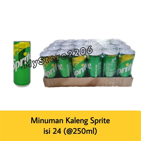 Jual Minuman Kaleng Soda Soft Drink Sprite Dengan Lemon Lime