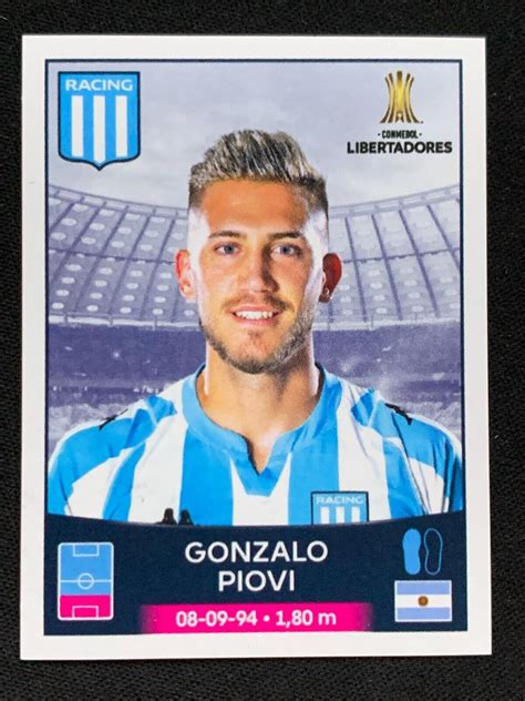 Panini Conmebol Copa Libertadores Sticker Gonzalo Piovi